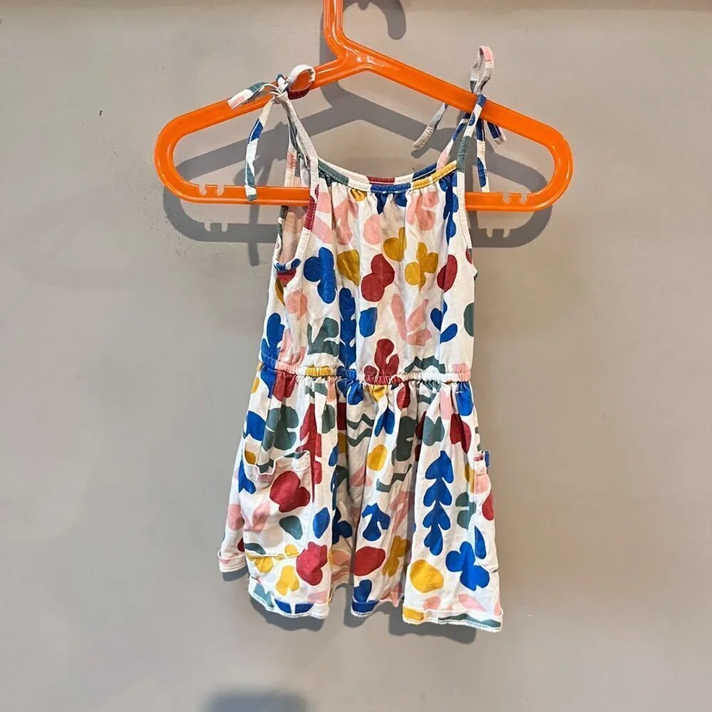 Tea Collection Primary Colored Floral Dress-‎ Size 2